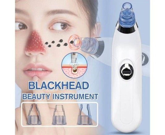 Blackhead Removal Machine – Derma Suction 4 In 1 Blackhead Remover Machine – Acne, Pimple, Pore Cleaner Vacuum Suction Tool