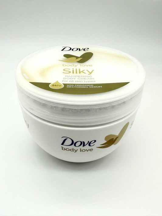 Dove Silky Moisturizing Body Cream (300ml)